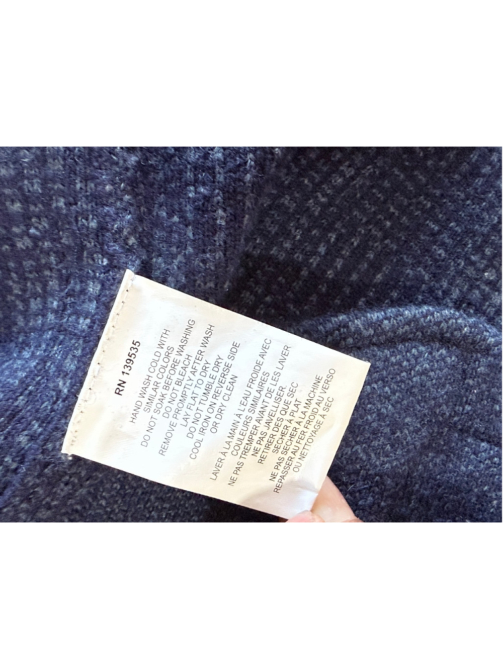 Men's Grayers Nelson Jacquard Swacket . Navy. MEDIUM. - Picture 5 of 9